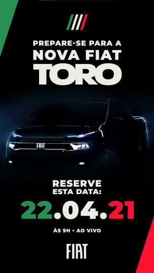 fiat toro já tem data de estreia